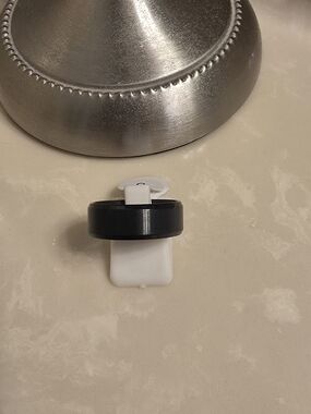 Men's Black Stainless Steel Ring Band Size 9